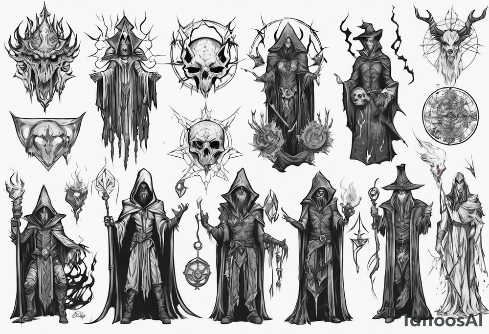 D&d warlock tattoo idea