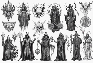 D&d warlock tattoo idea