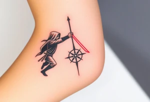 Lord of the rings star wars harry potter fight scene tattoo idea