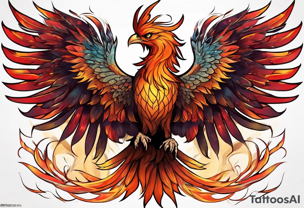phoenix tattoo idea