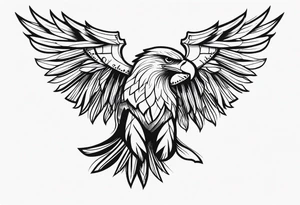 eagle shoulder tattoo tattoo idea