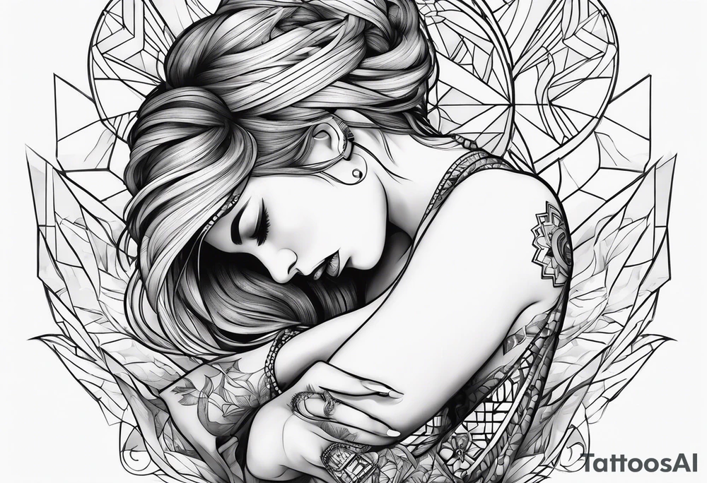 Female on all fours tattoo idea