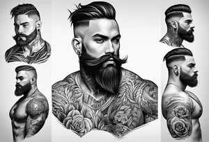 Working man tattoo idea