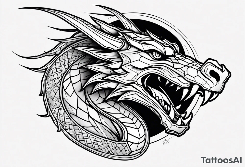 Dragon arm tattoo tattoo idea