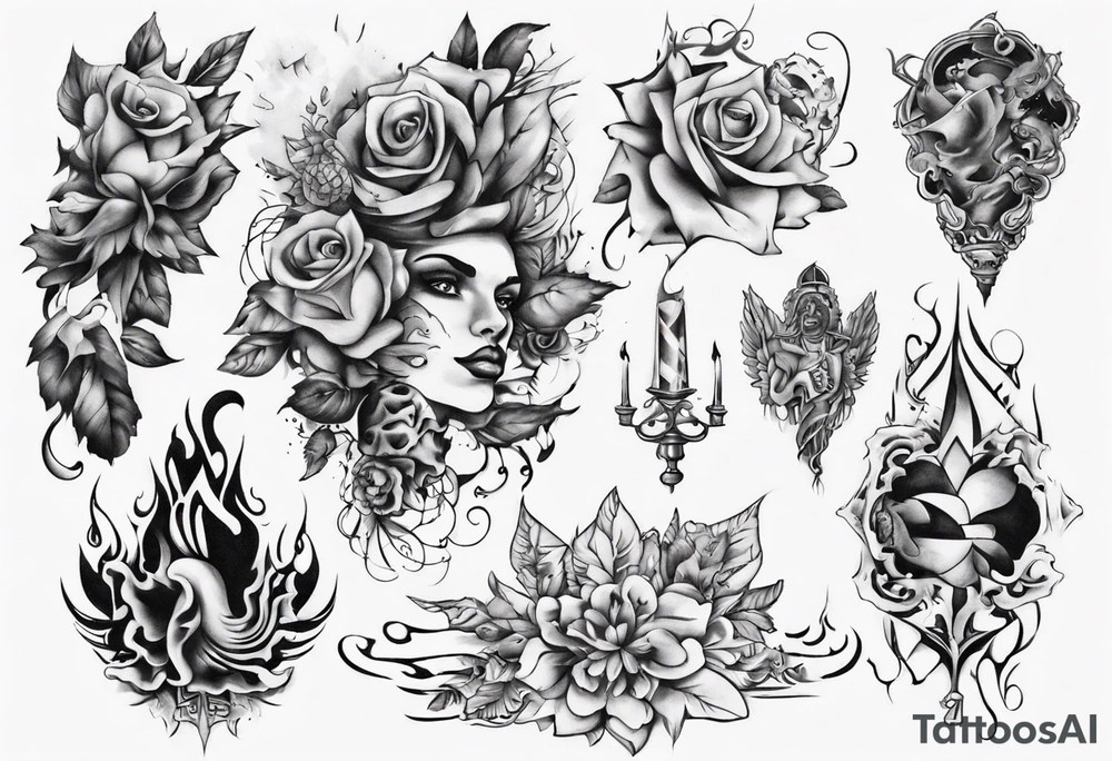 Ein Mann mit Schwanzflossen tattoo idea