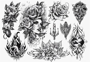 Ein Mann mit Schwanzflossen tattoo idea