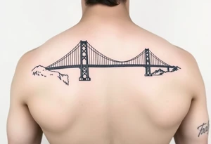 Golden gate bridge tattoo idea