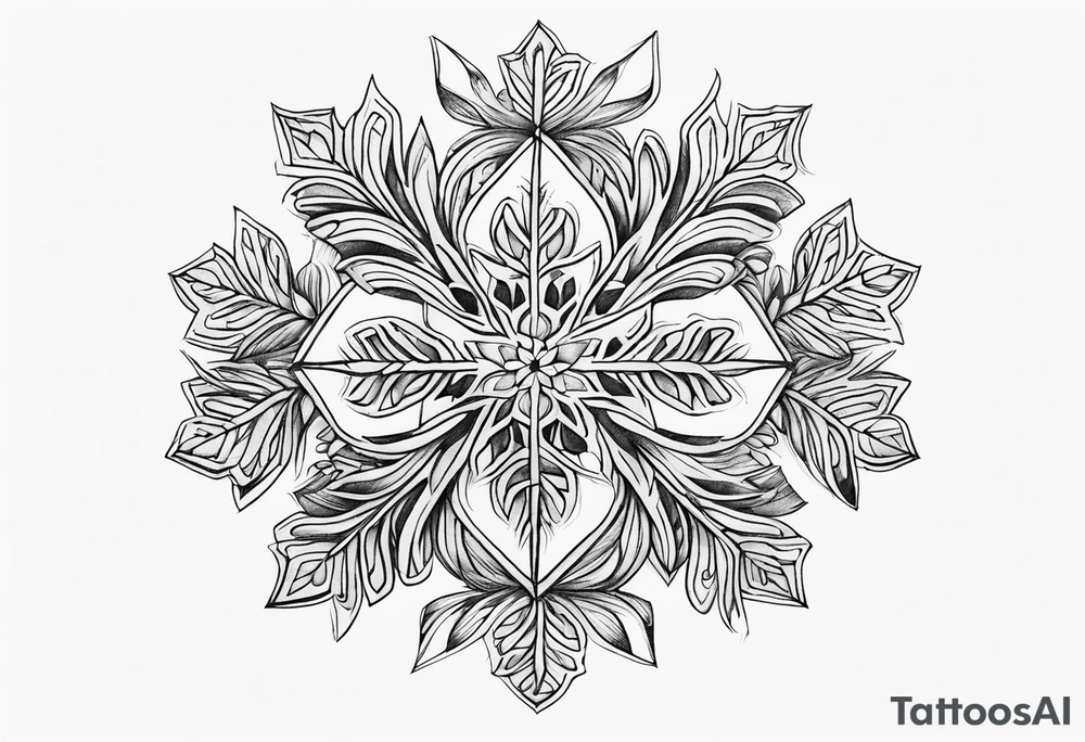 Snowflakes, small tattoo idea