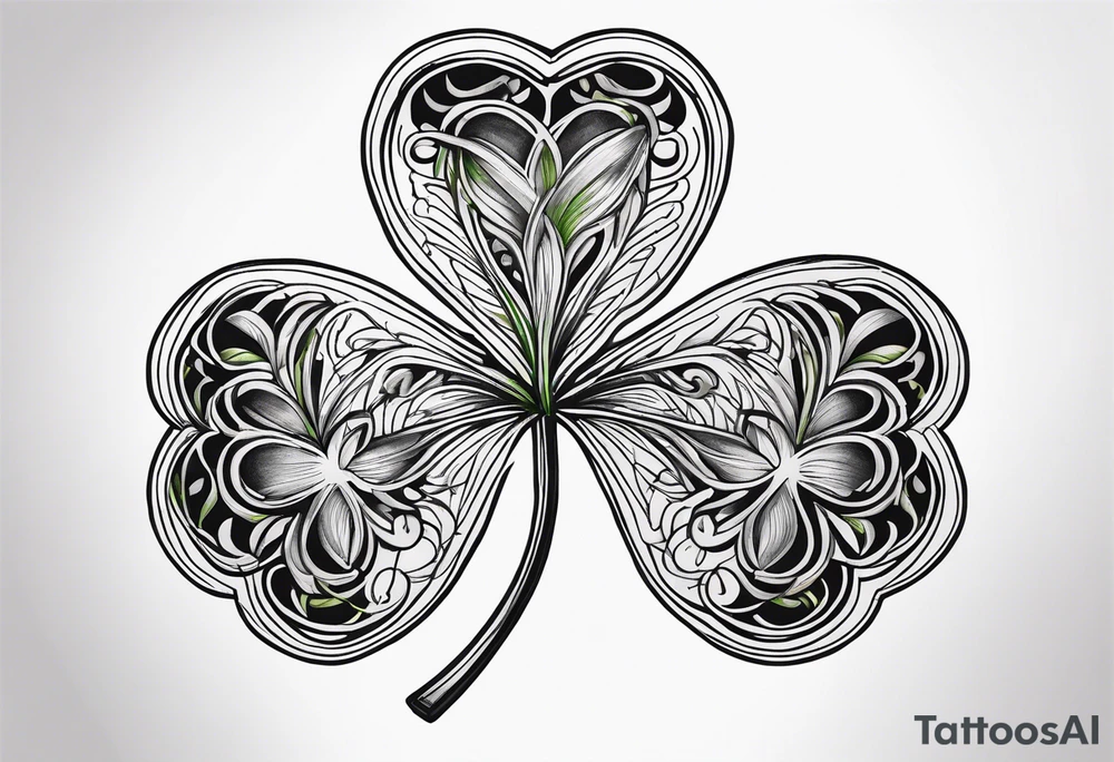 Shamrock Donnelly stem tattoo idea