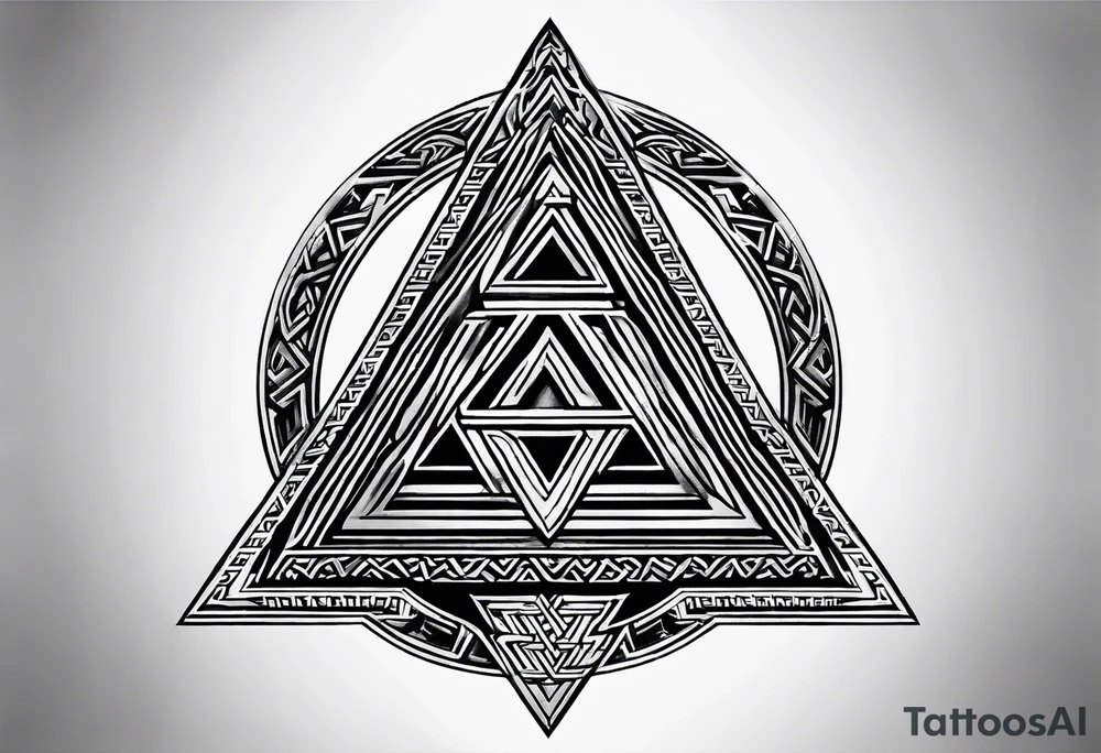 Valknut symbol tattoo idea