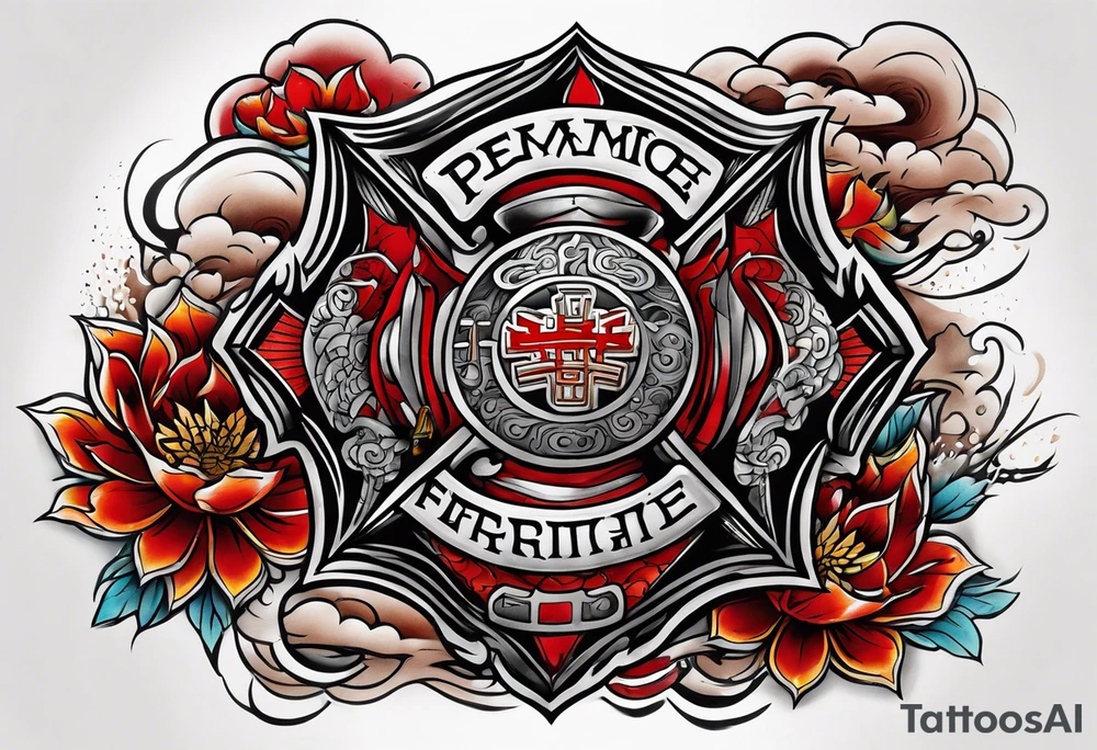 paramedic, firefighter tattoo idea