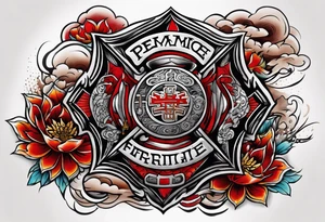 paramedic, firefighter tattoo idea