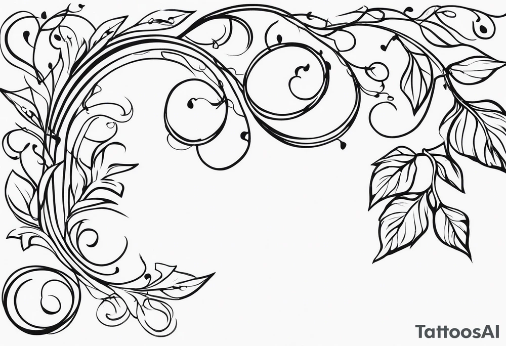 vines tattoo idea
