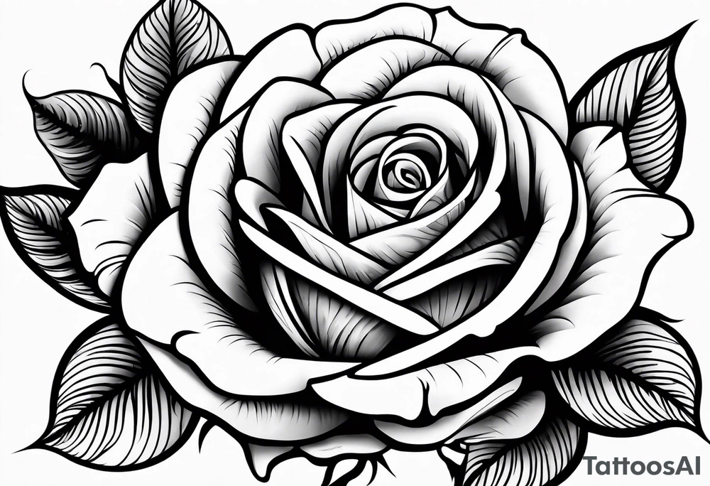 rose tattoo idea