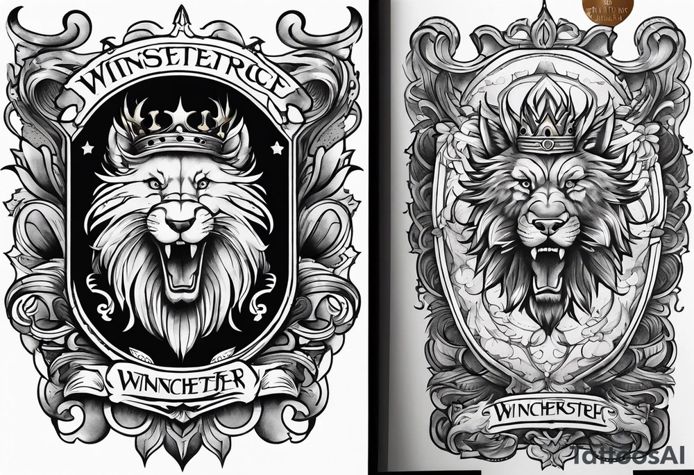 Winchester family crest tattoo idea