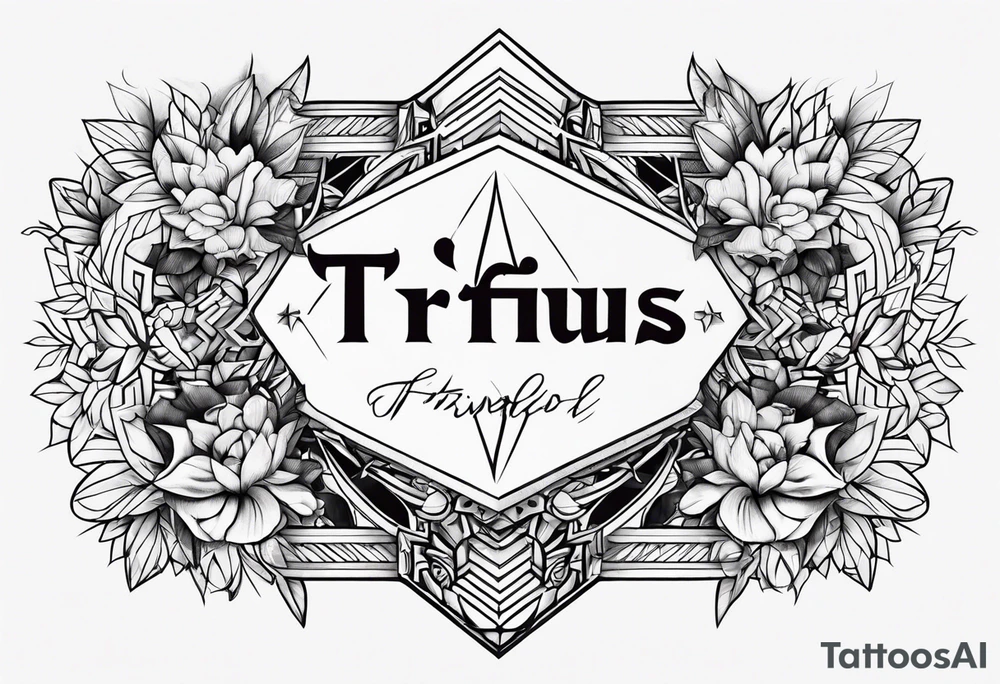 Trifus(name) just the word tattoo idea