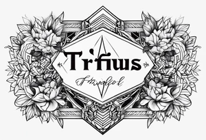 Trifus(name) just the word tattoo idea