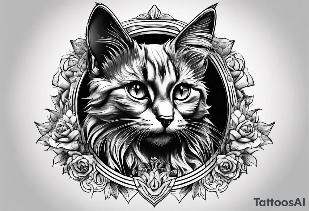 Kitten tattoo idea