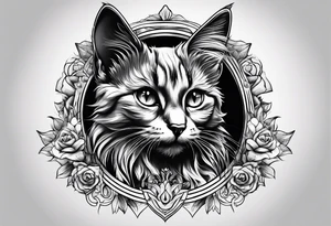 Kitten tattoo idea