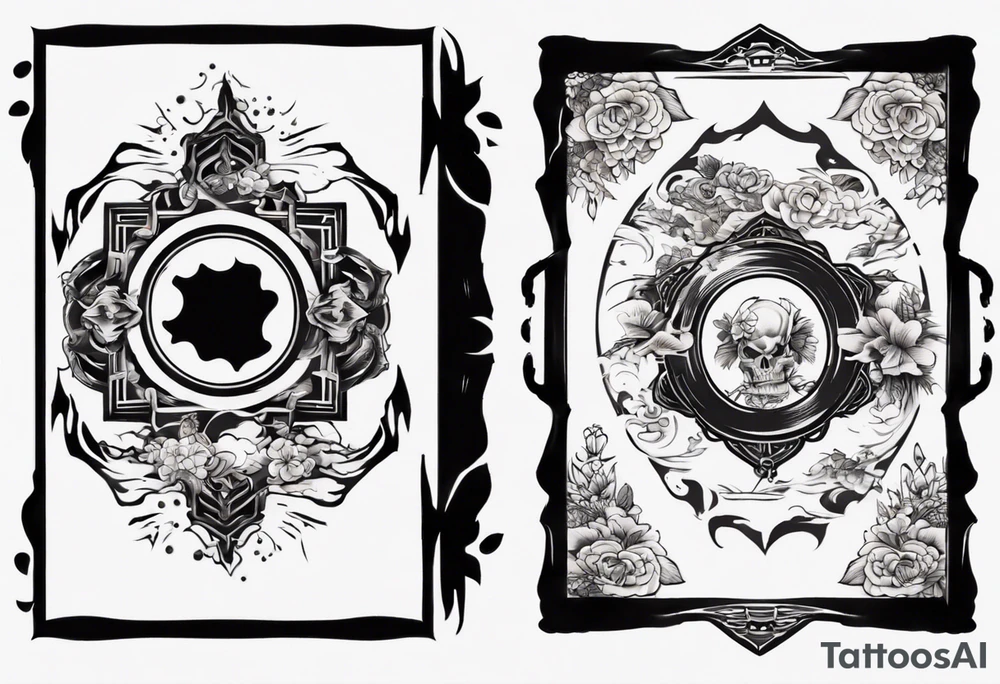 pictures frame tattoo idea