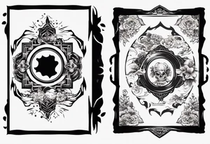 pictures frame tattoo idea