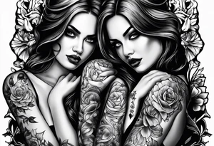 Dedicated to dead sisters tattoo idea