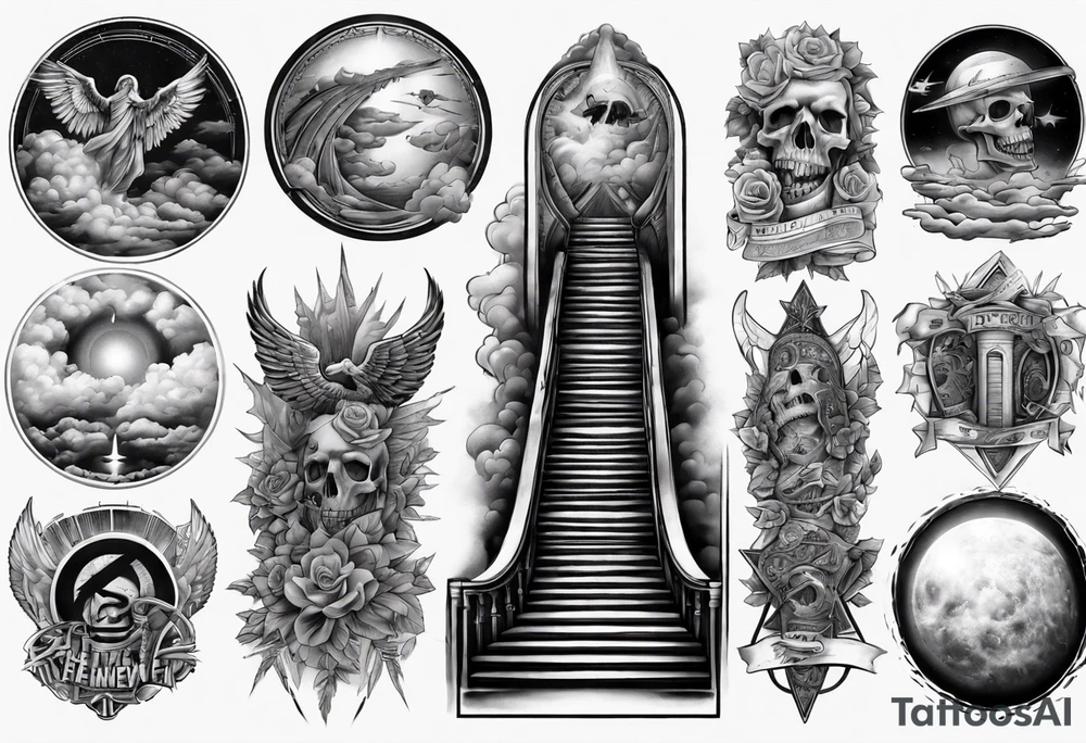 Stairway to heaven tattoo idea