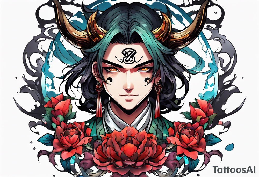 Demon Slayer the anime tattoo idea