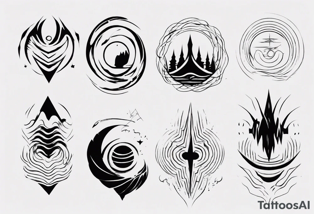 God, soundwaves tattoo idea