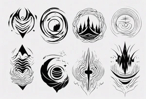 God, soundwaves tattoo idea