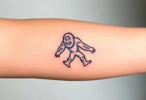 Bigfoot tattoo idea
