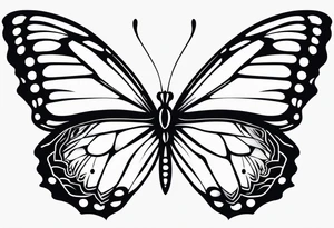 butterfly tattoo idea