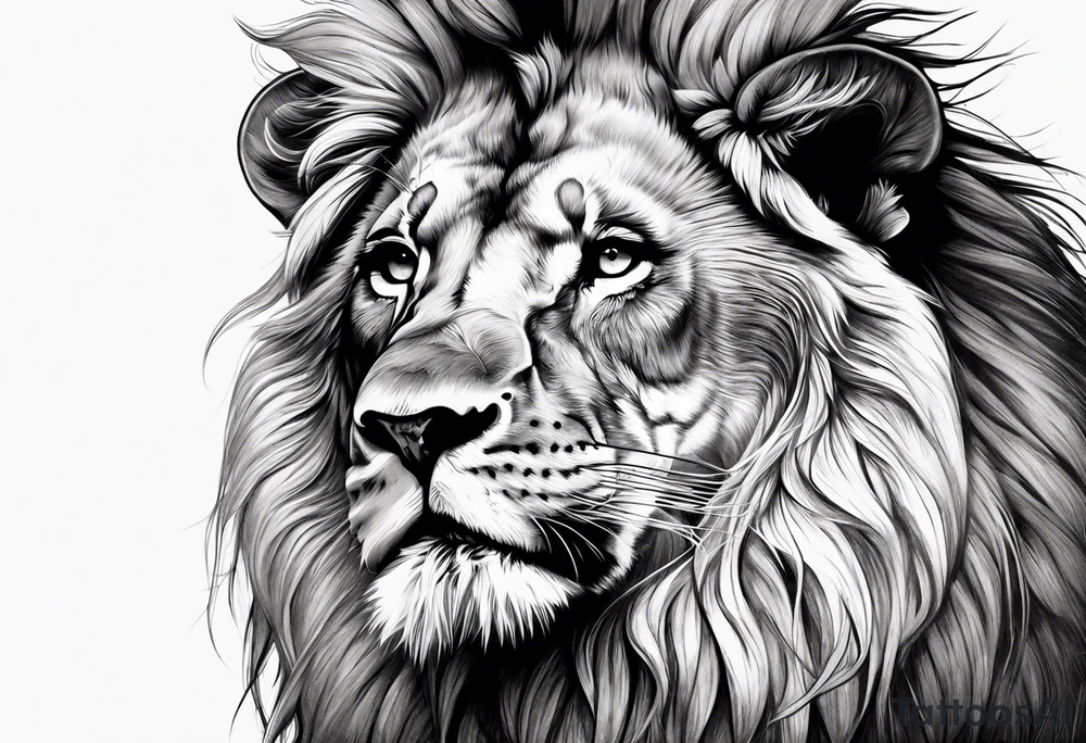 Lion tattoo idea
