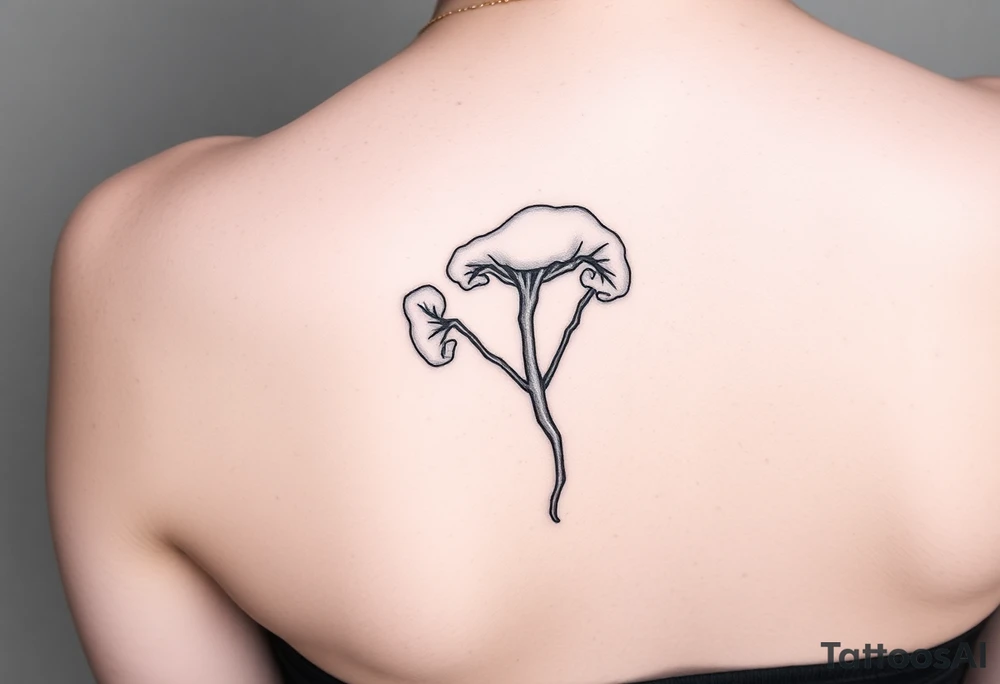 Tremella fuciformis tattoo idea