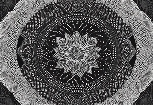 Geometric pattern tattoo idea