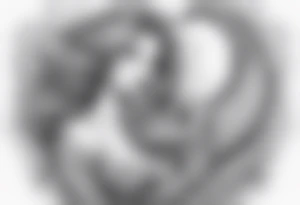 flowing serpent tail mermaid tattoo idea