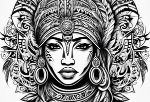 A puerto rican taino tribal tattoo tattoo idea