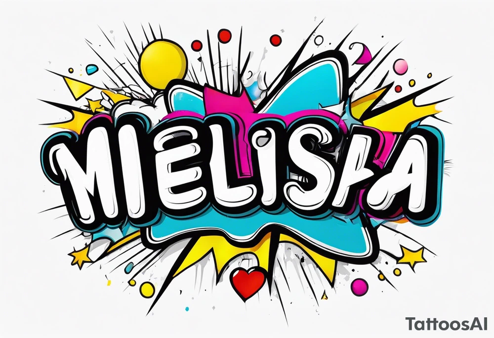 Name melissa tattoo idea