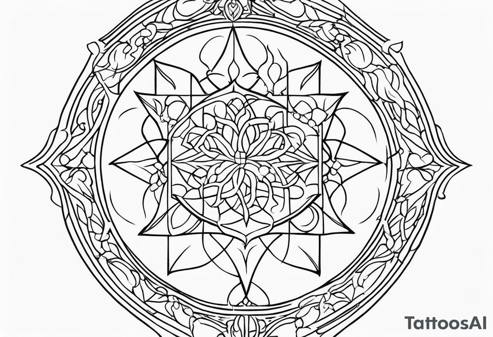 A court of thorns and roses, throne of glass, fantasy, witchcraft tattoo idea