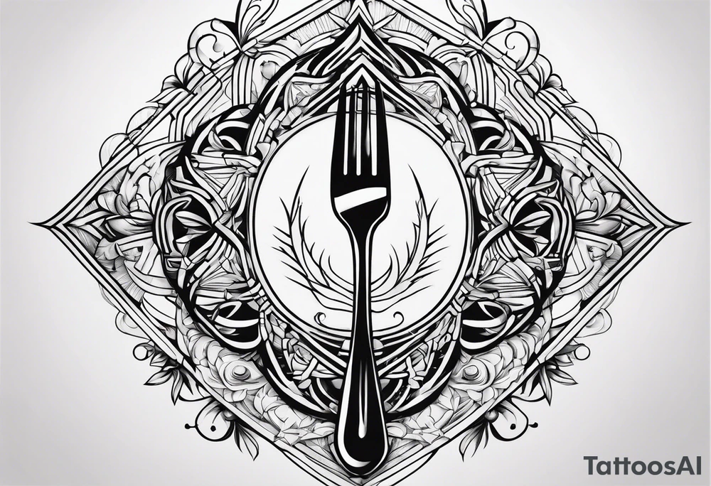 fork tattoo idea