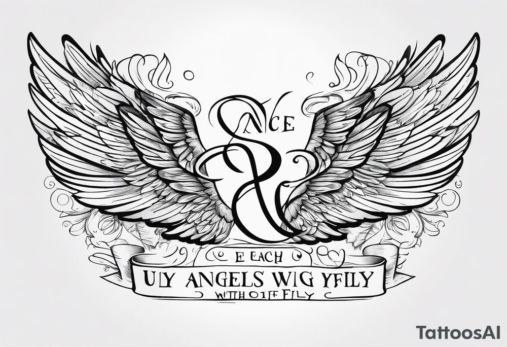 We are each of us angels with only one wing, and we can only fly by embracing one another. tattoo idea
