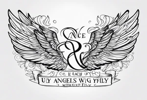 We are each of us angels with only one wing, and we can only fly by embracing one another. tattoo idea