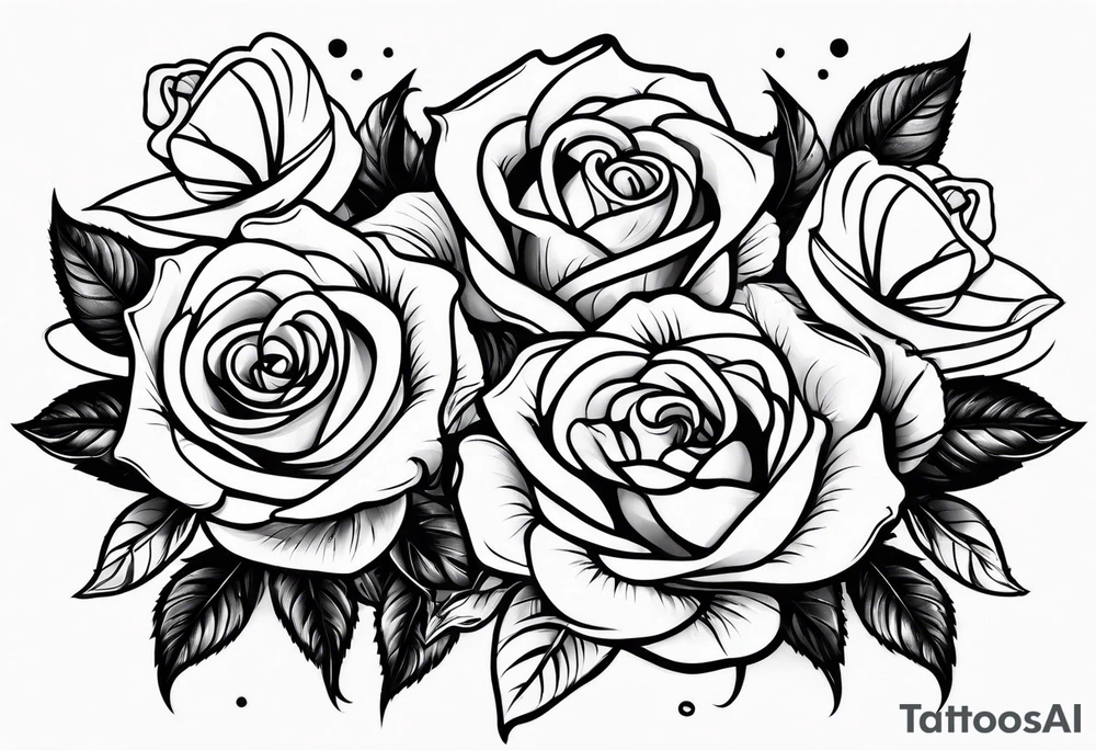 roses tattoo idea