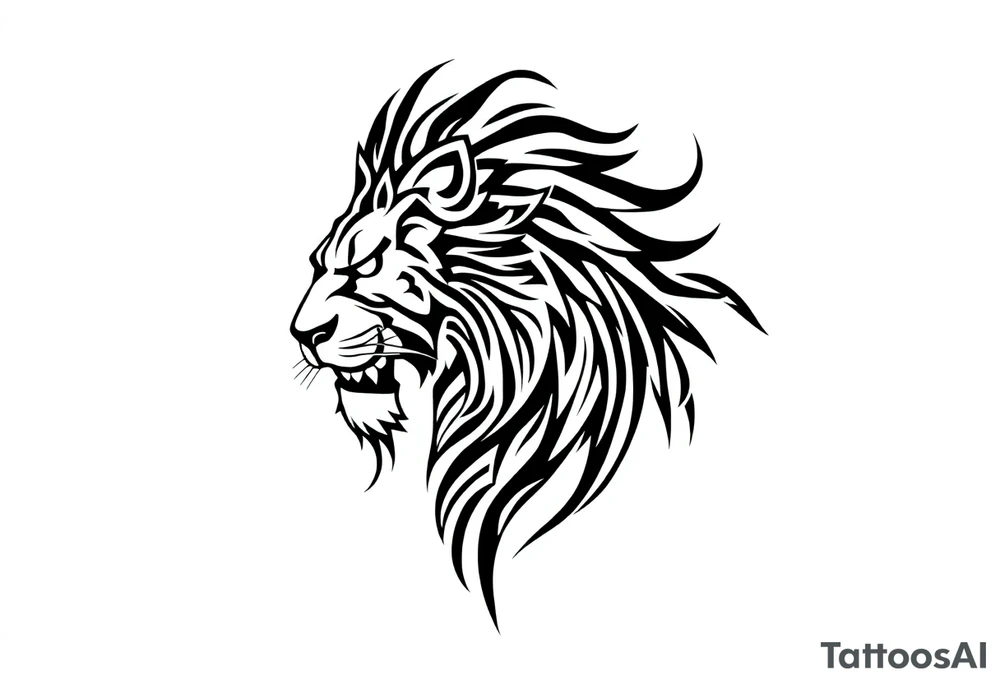 lion tattoo idea