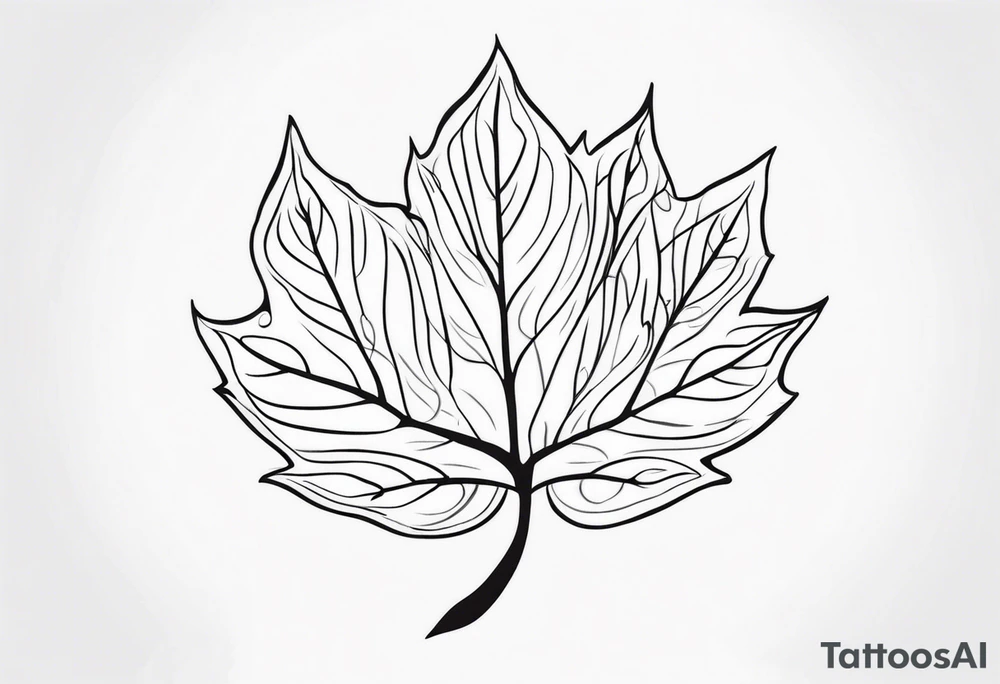 Maple tree  seed tattoo idea