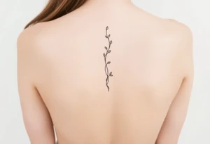 tattos down my spine tattoo idea