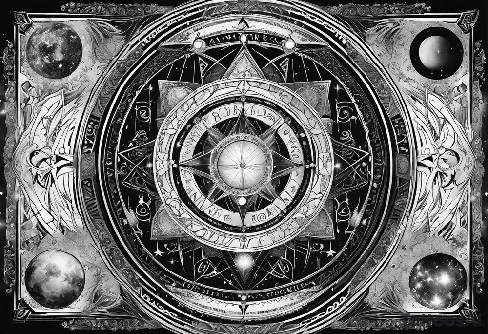 Astrology, Gemini, Natal Chart, angelic, soul mates, vision, planetary, third eye, armband tattoo idea