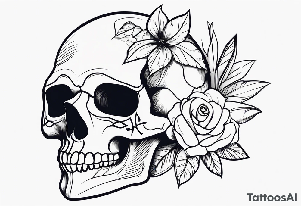 skull tattoo idea