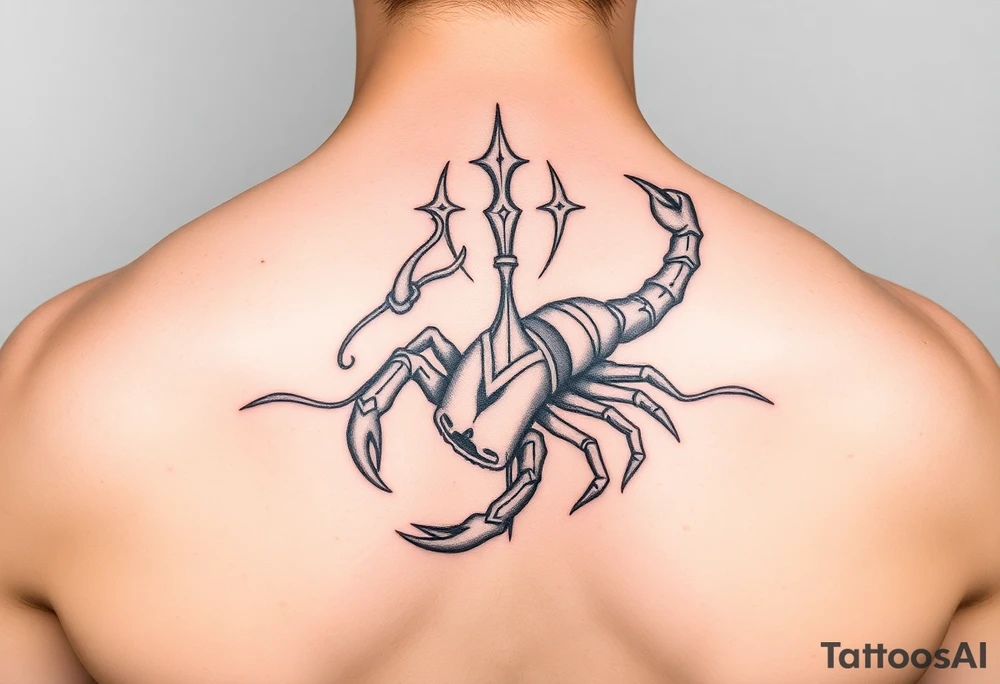 Virgo, Scorpio, combined, love tattoo idea