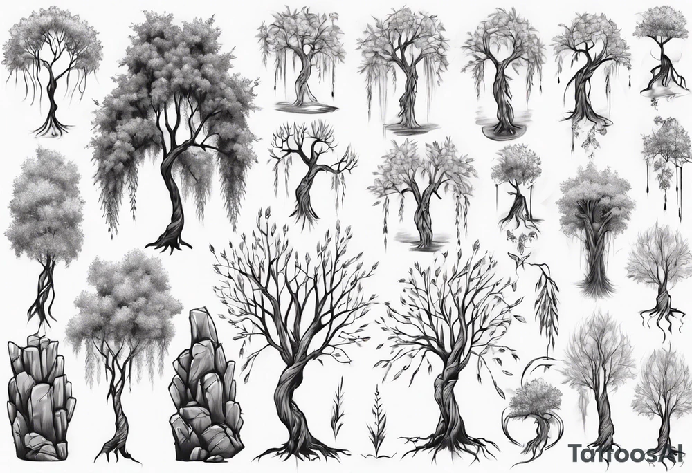 willow tree tattoo idea